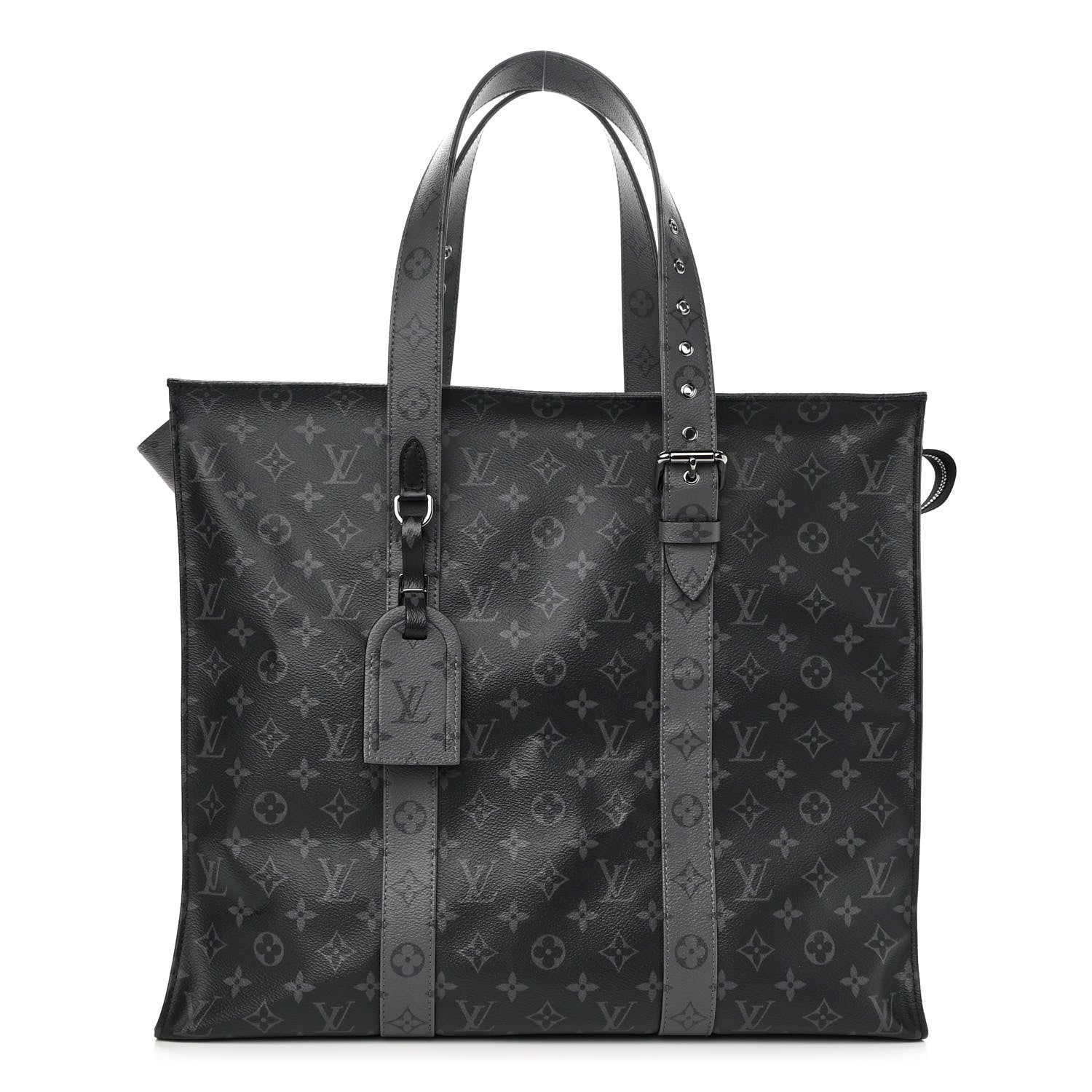 Louis Vuitton Monogram Eclipse Cabas Zippe GM Black 1 of 9