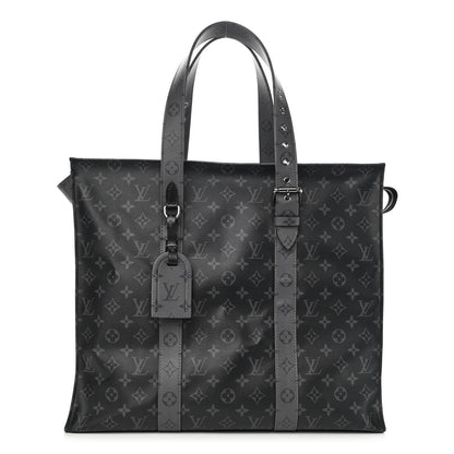Louis Vuitton Monogram Eclipse Cabas Zippe GM Black 1 of 9