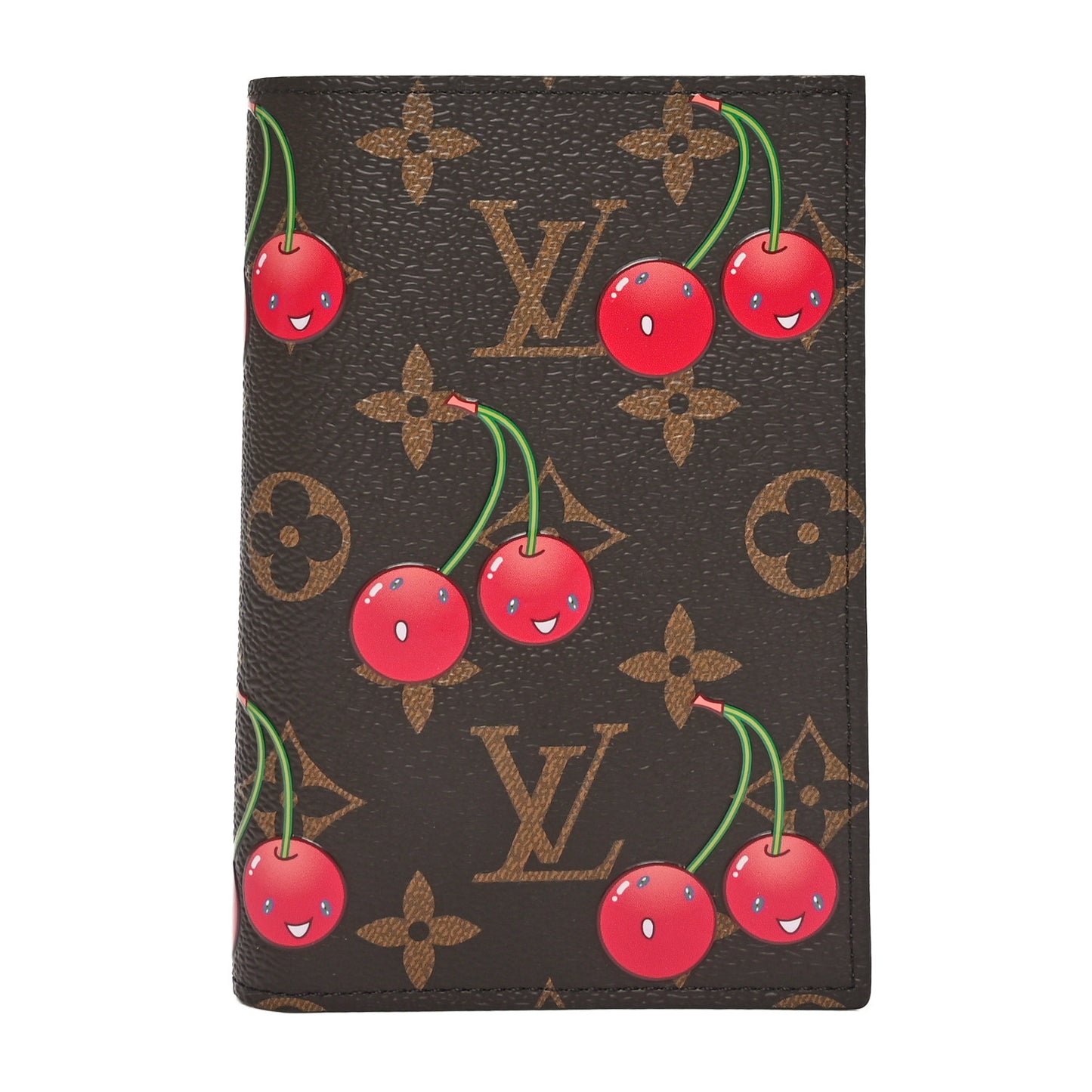 LV X TM Monogram Cerises Passport Cover