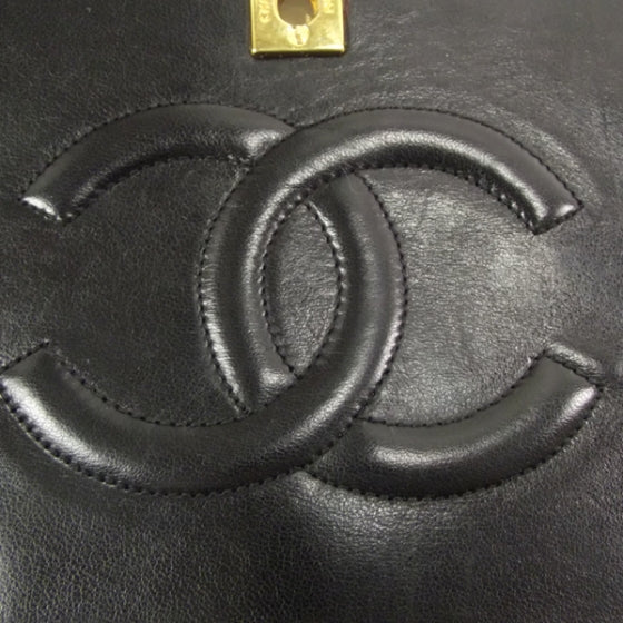 Lambskin Jumbo Flap Black