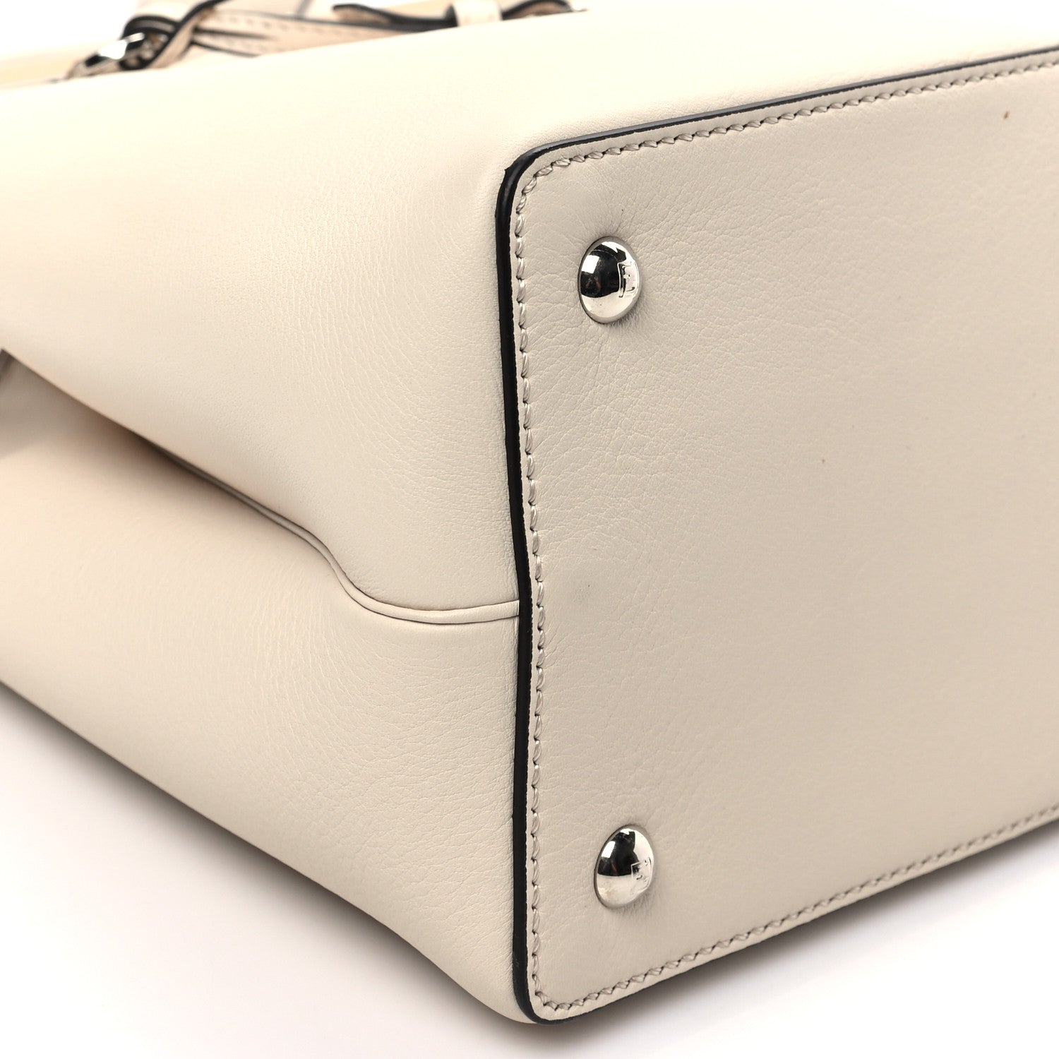 Fendi Vitello Dolce Century Petite 2Jours Tote Camelia Ghiaccio 5 of 8