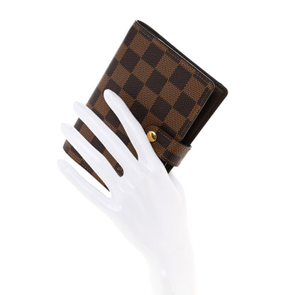 Louis Vuitton Damier Ebene Small Ring Agenda Cover 2 of 8