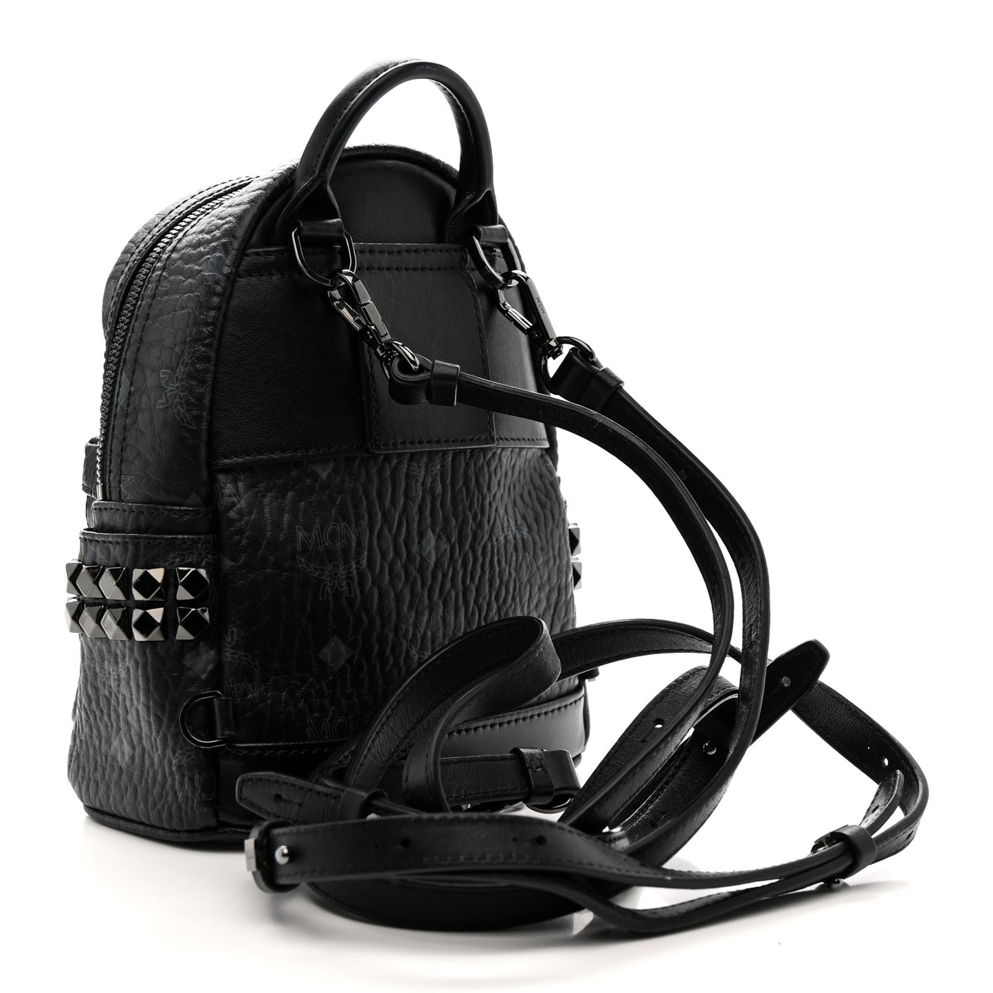 Visetos Side Stud Mini Stark Backpack Black