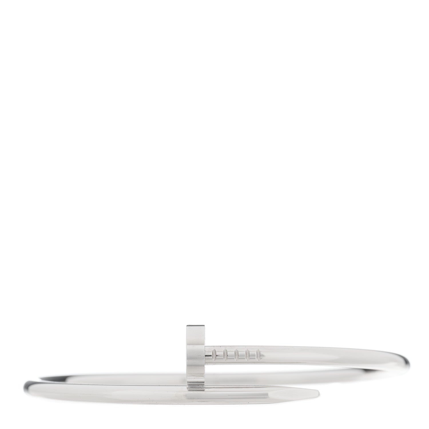 Cartier 18K White Gold Juste Un Clou Bracelet 19 1 of 4