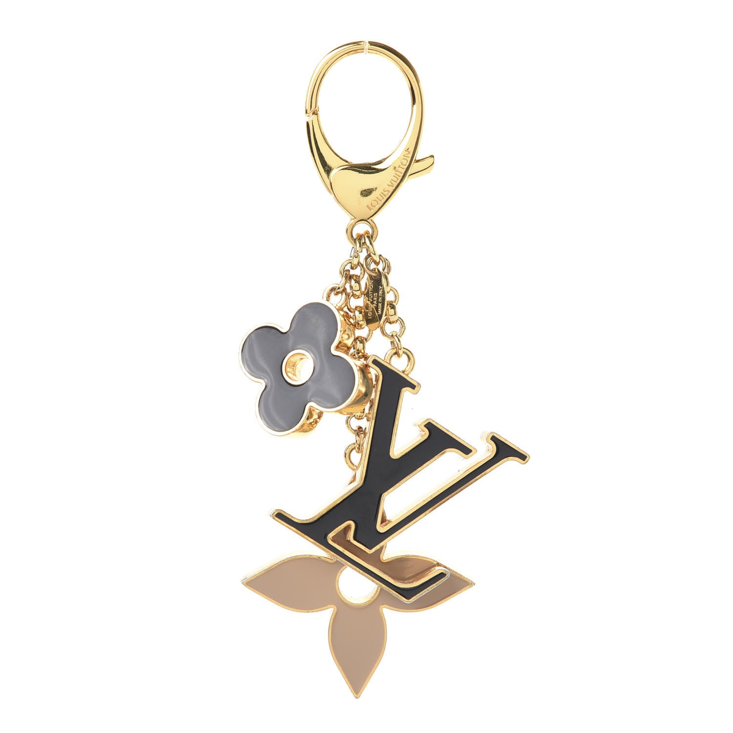 Louis Vuitton Fleur De Monogram Bag Charm Dore 1 of 4