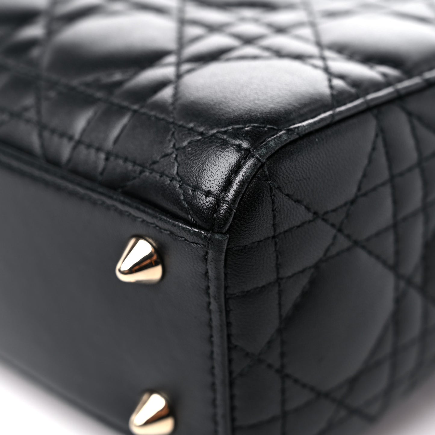 Lambskin Cannage Small My ABCDior Lady Dior Black