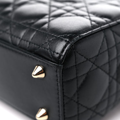 Christian Dior Lambskin Cannage Small My ABCDior Lady Dior Black 10 of 12