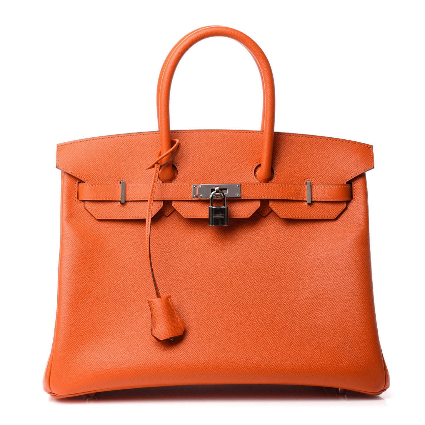Epsom Birkin 35 Orange