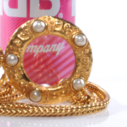 Chanel Pearl CC Loupe Magnifying Glass Necklace Gold 4 of 4