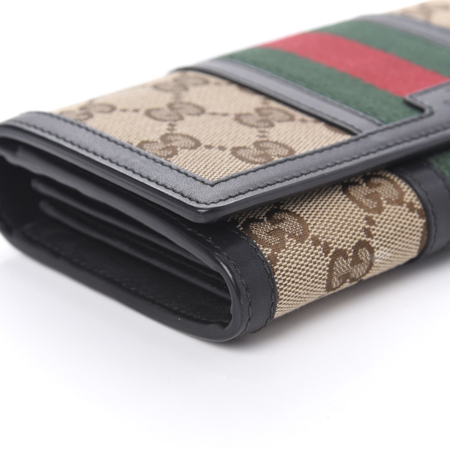 Monogram Vintage Web Continental Wallet Black