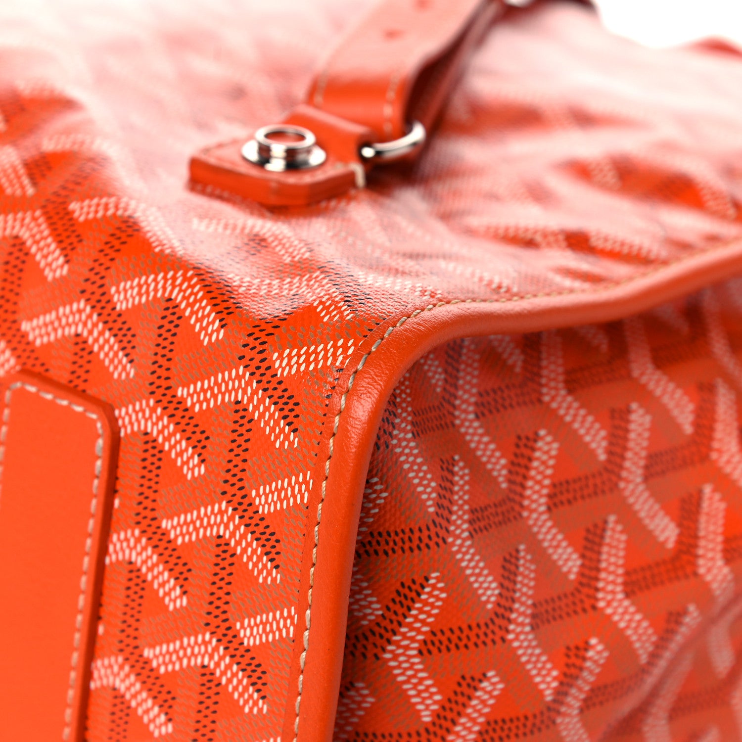 Goyard Goyardine Saint Leger Soft Briefcase Backpack Orange 12 of 18