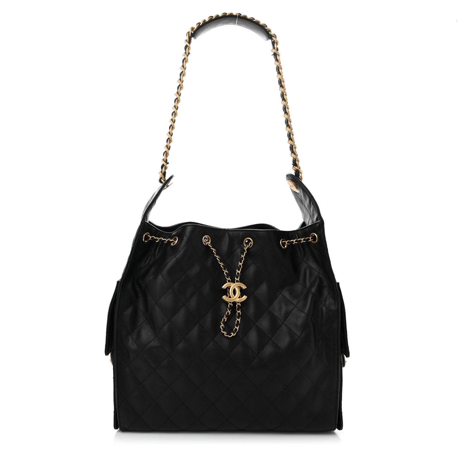 Chanel Caviar Quilted Medium Chanel 25 Handbag Black 1 of 11