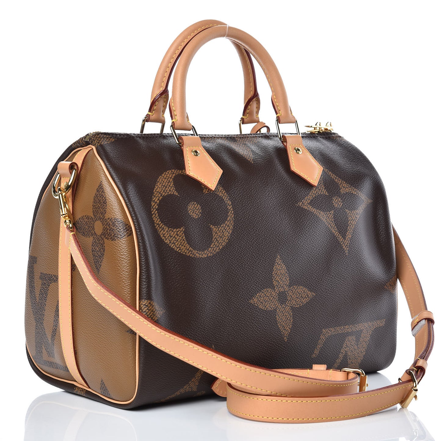 Reverse Monogram Giant Speedy Bandouliere 30