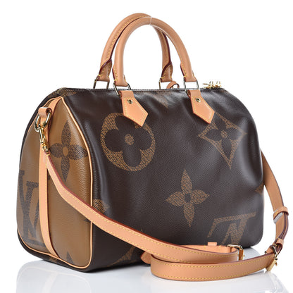 Louis Vuitton Reverse Monogram Giant Speedy Bandouliere 30 3 of 9