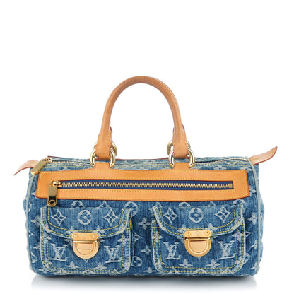 Louis Vuitton Monogram Denim Neo Speedy Blue 1 of 8