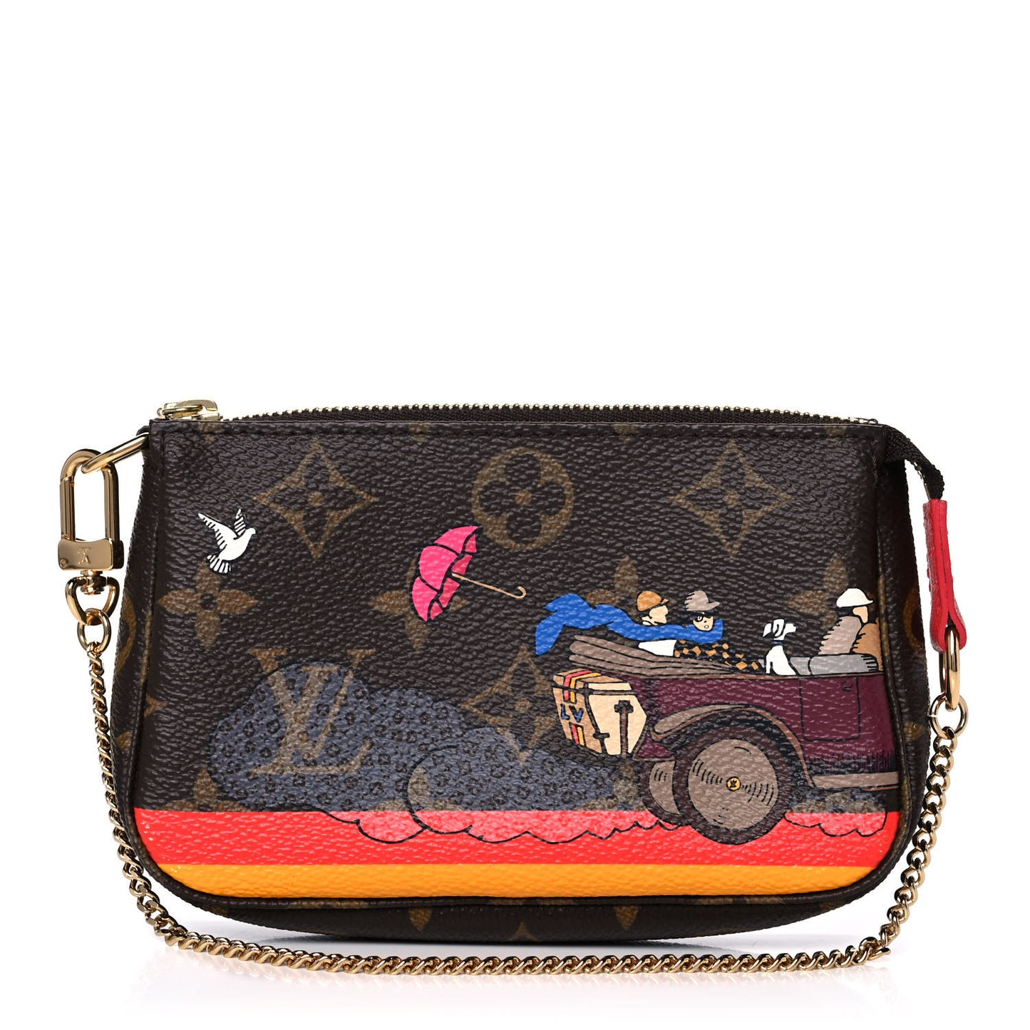 Monogram 2015 Christmas Animation Mini Pochette Accessories