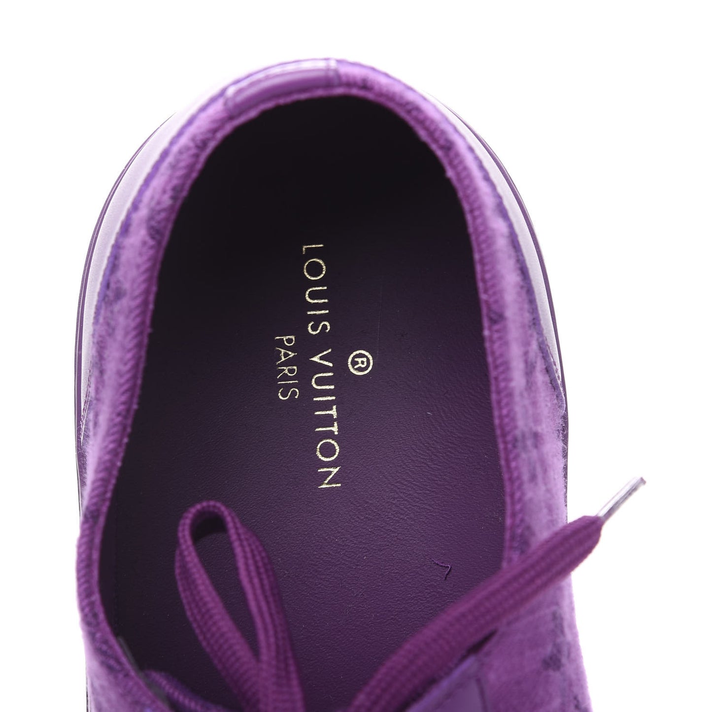 Canvas Monogram Mens Tattoo Sneakers 10.5 Violet