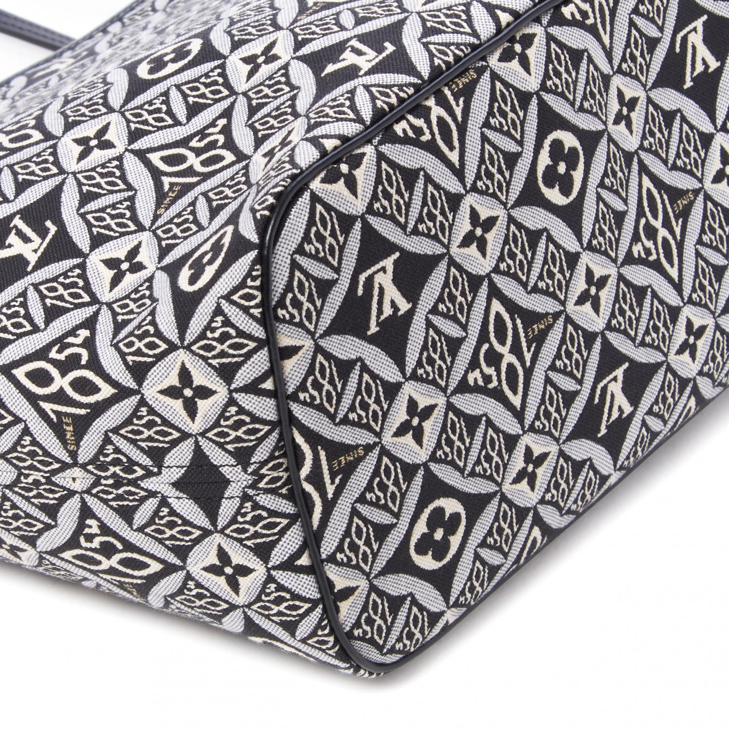 Louis Vuitton Jacquard Since 1854 Neverfull MM Grey 6 of 10