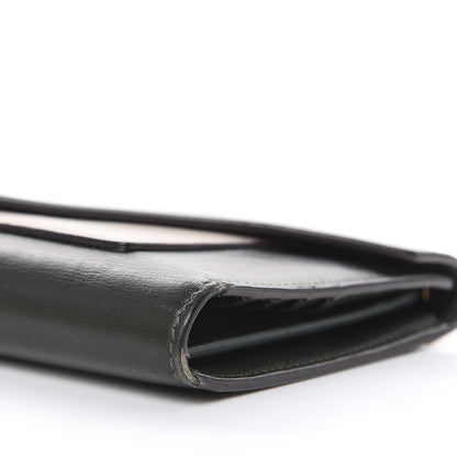 Celine Smooth Calfskin Pocket Tri-Fold Multifunction Envelope Flap Wallet Jade 8 of 15
