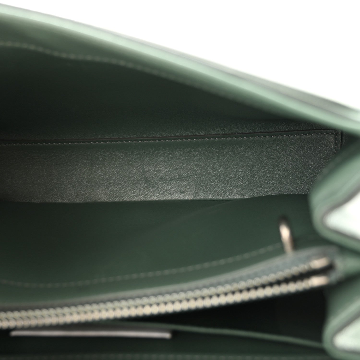 Celine Satinated Calfskin Small 16 Top Handle Bag Celadon 5 of 13