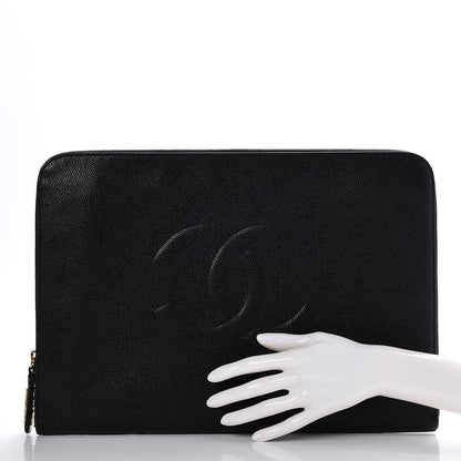 Chanel Caviar Timeless CC Portfolio Black 2 of 8