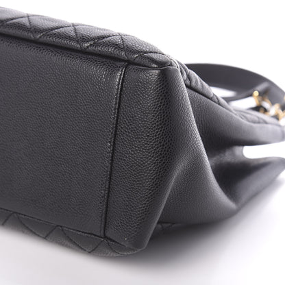 Chanel Caviar Quilted Grand Shopping Tote GST Black 10 of 10