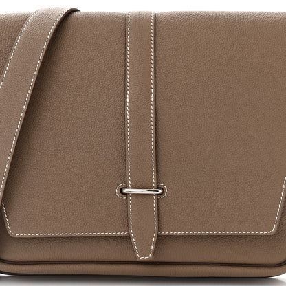 Hermes Togo Steve Light Messenger Etoupe 8 of 10