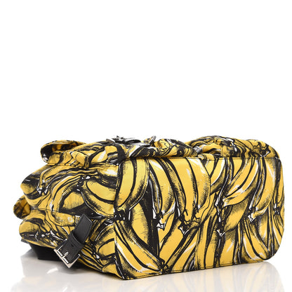 Prada Tessuto Nylon Medium Banana Print Backpack Giallo Dis Banana 4 of 8