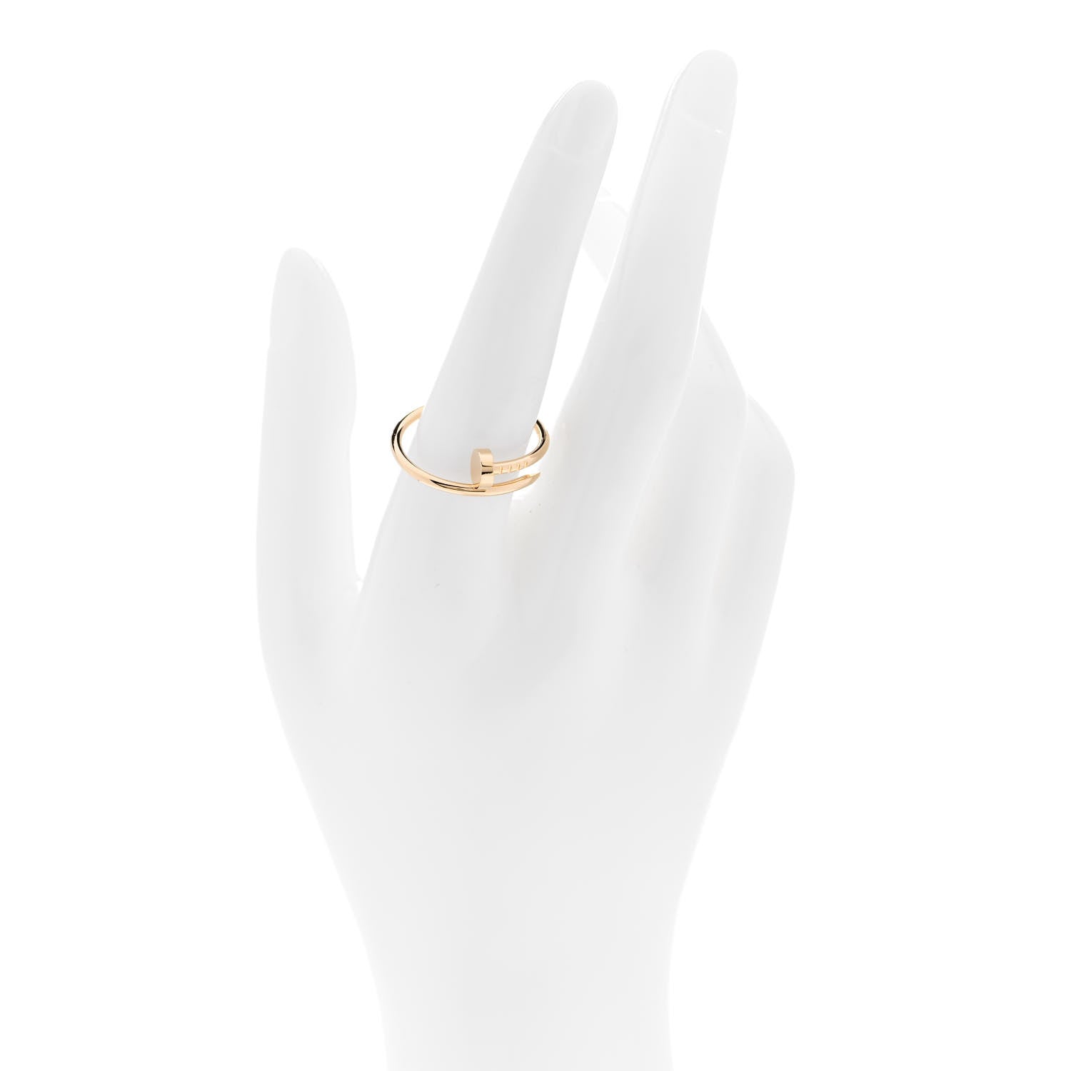 Cartier 18K Yellow Gold Small Juste Un Clou Ring 60 9 2 of 5