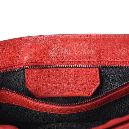 Proenza Schouler Lambskin PS1 Pochette Clutch Bright Red 6 of 8