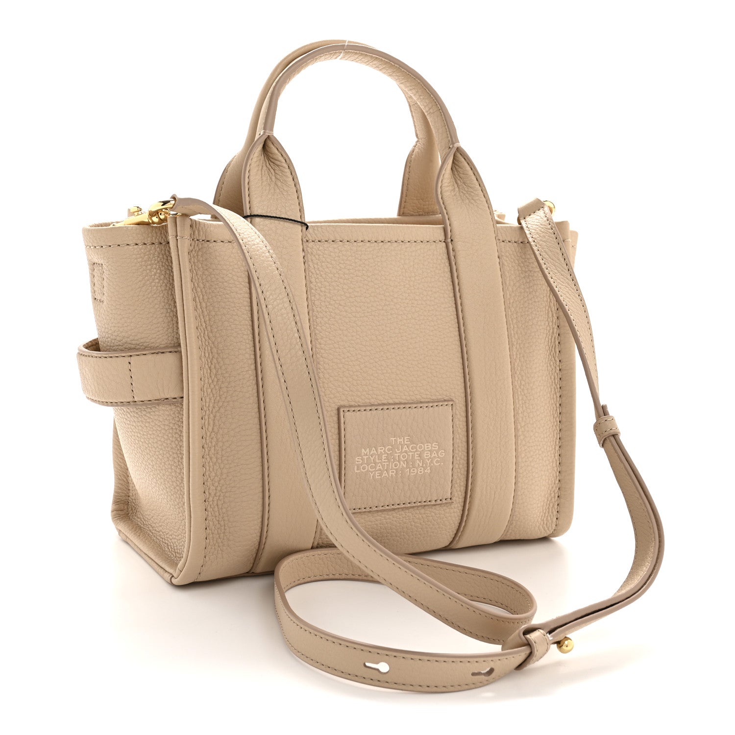Marc Jacobs Grained Calfskin Small The Tote Bag Cotton Twine 3 of 12