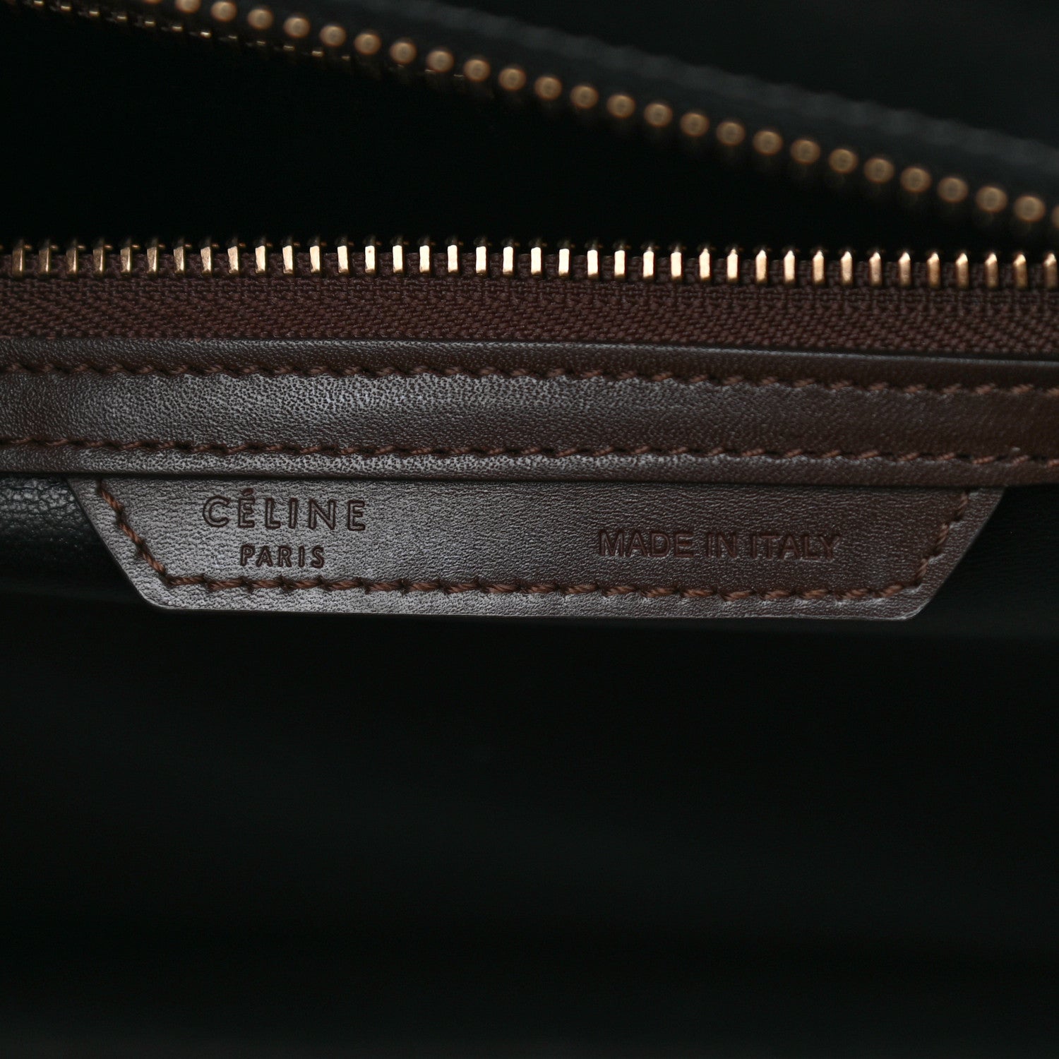 Celine Elephant Calfskin Mini Tri-Color Luggage Indigo 7 of 13