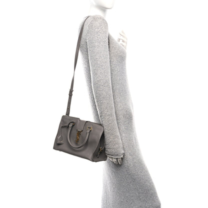 Saint Laurent Calfskin Monogram Baby Cabas Fog 2 of 10