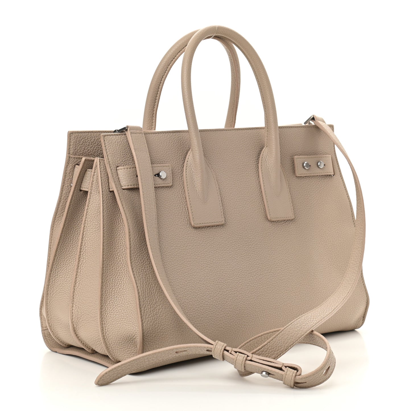 Grained Calfskin Small Supple Sac De Jour Nude