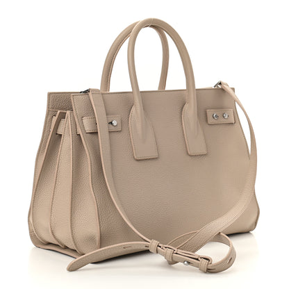 Saint Laurent Grained Calfskin Small Supple Sac De Jour Nude 3 of 17