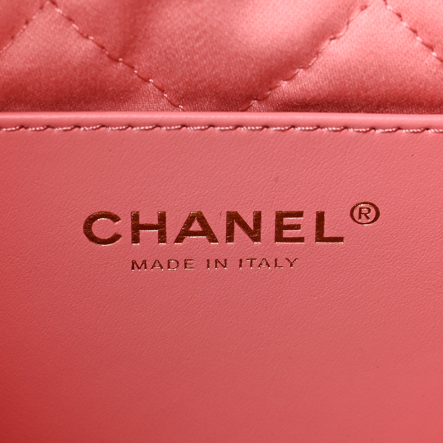 Chanel Shiny Caviar Quilted Mini Chanel 22 Coral 6 of 9