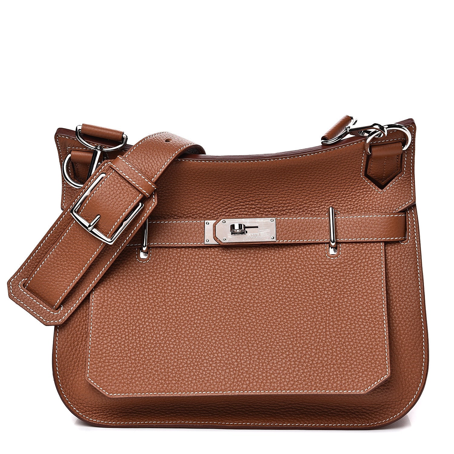 Hermes Taurillon Clemence Jypsiere 31 Gold 1 of 9