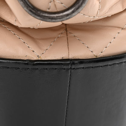 Chanel Aged Calfskin Quilted Medium Gabrielle Hobo Beige Black 12 of 19