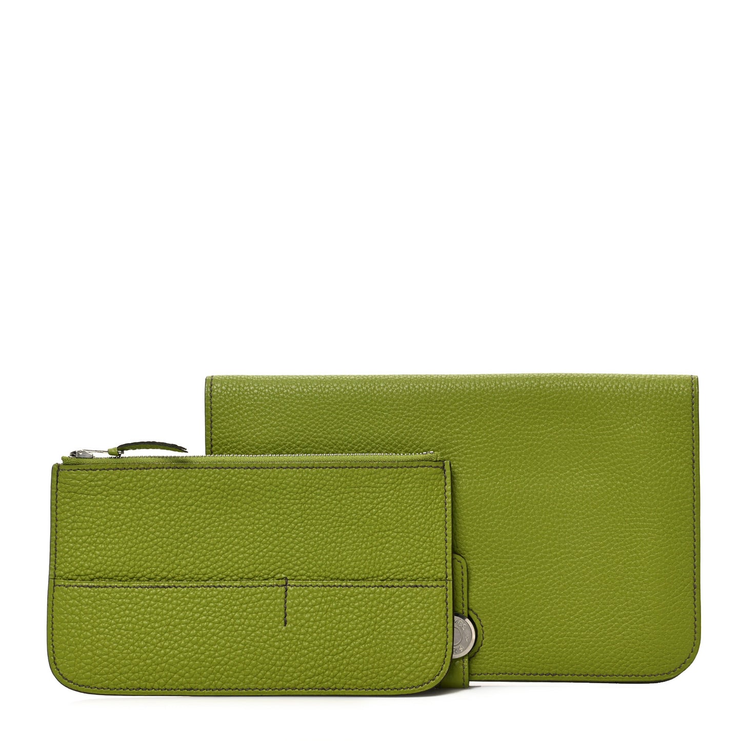 Togo Dogon Duo Wallet Vert Anis