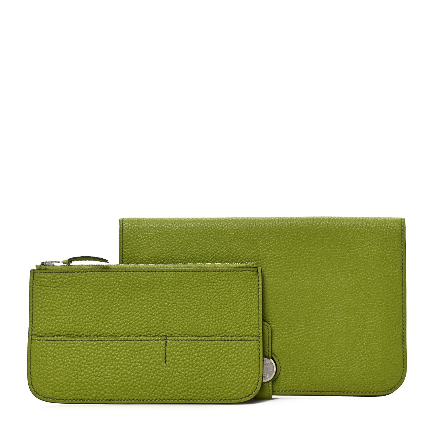Hermes Togo Dogon Duo Wallet Vert Anis 1 of 8