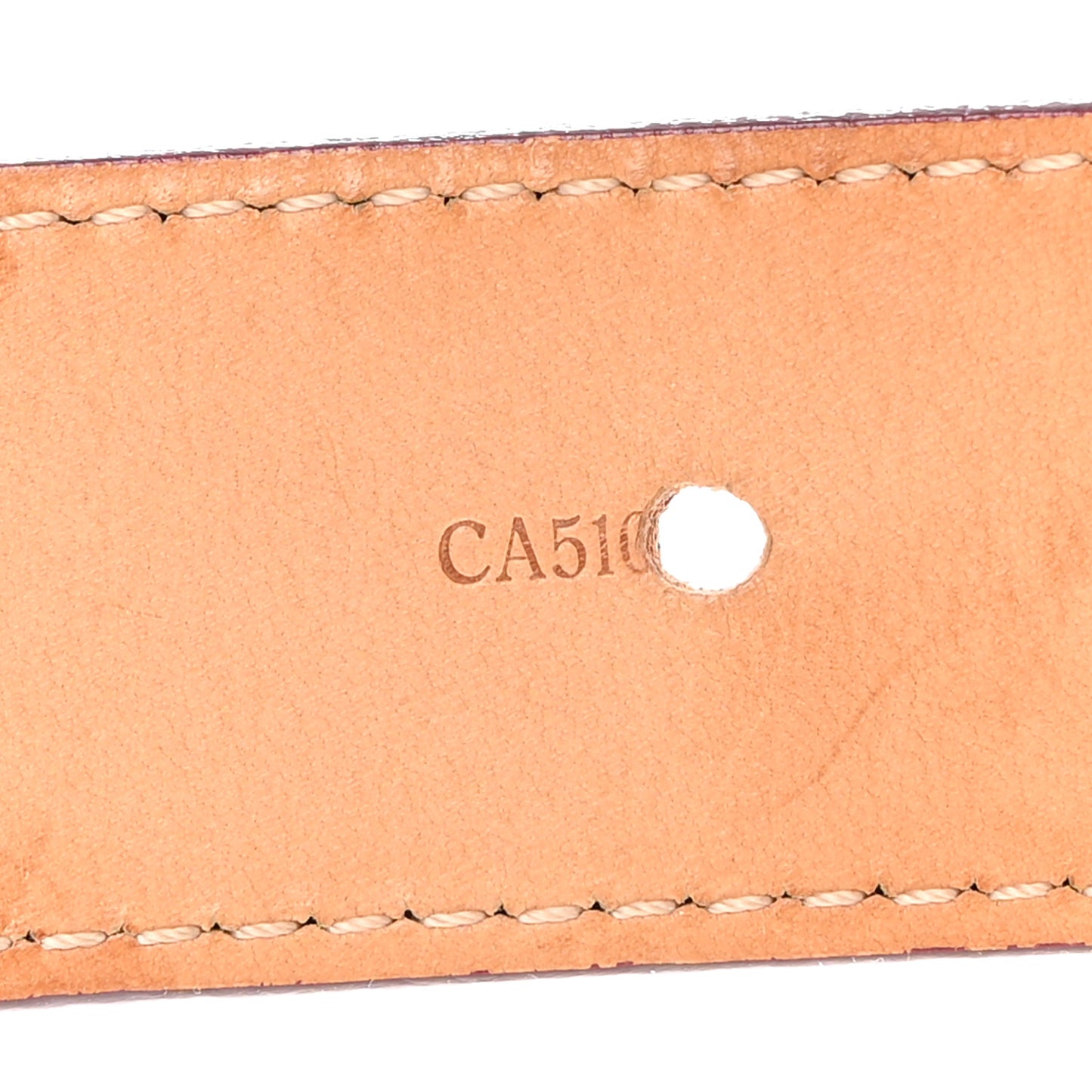 Vernis LV Frame Belt 90 36 Rouge Fauviste