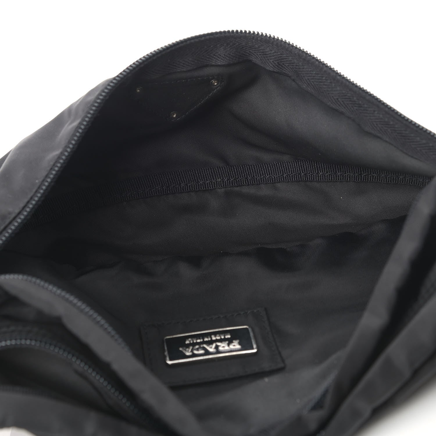 Prada Tessuto Nylon Montagna Belt Bag Black 4 of 10