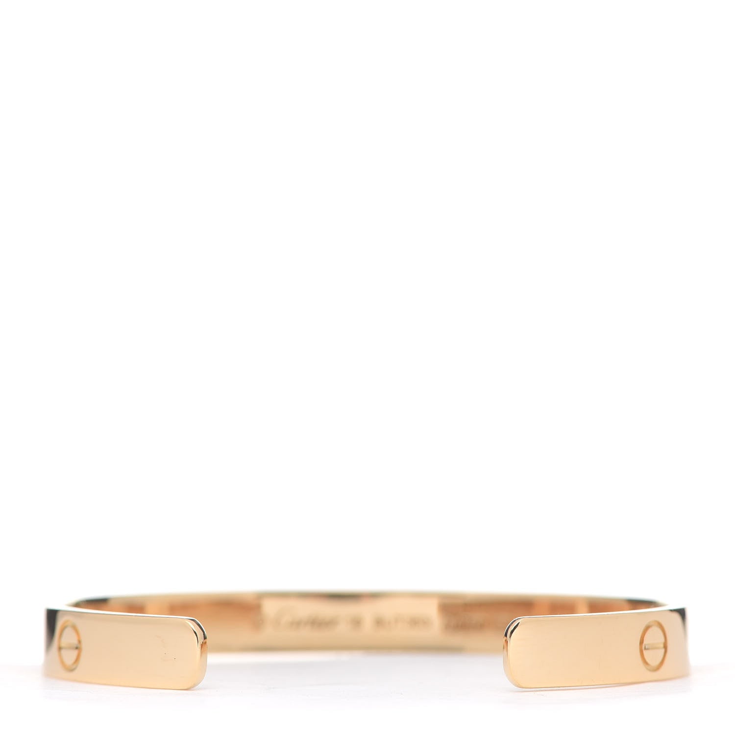 Cartier 18K Yellow Gold LOVE Cuff Bracelet 16 3 of 4