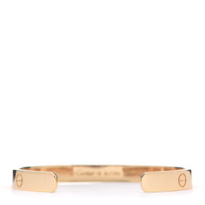 Cartier 18K Yellow Gold LOVE Cuff Bracelet 16 3 of 4