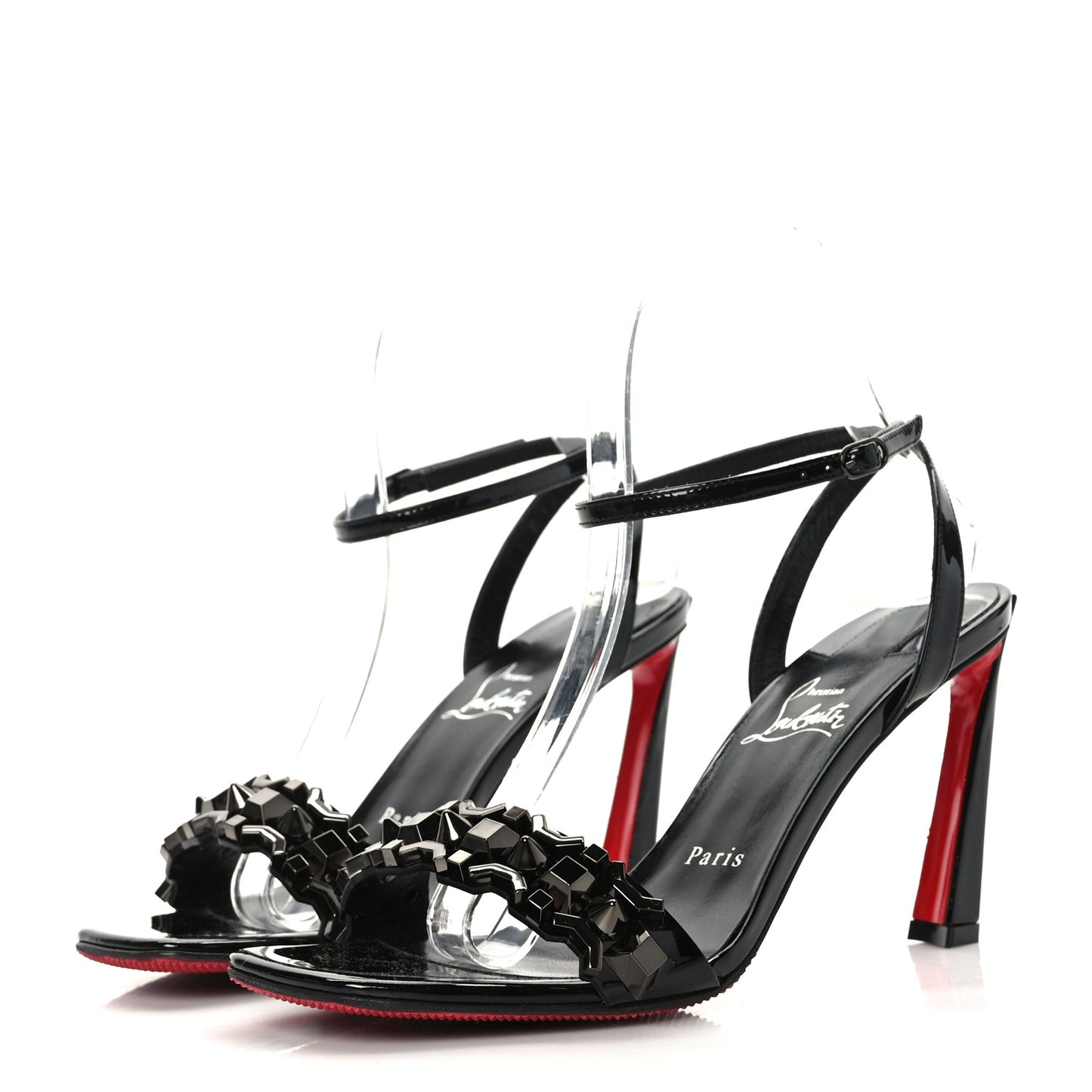 Patent Asteroispikes 85 Studded Sandals 38 Black