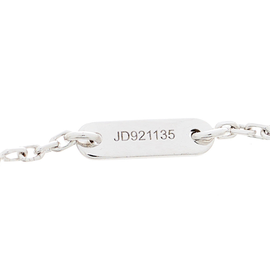 Van Cleef & Arpels 18K White Gold Diamond Sweet Alhambra Bracelet 2 of 4