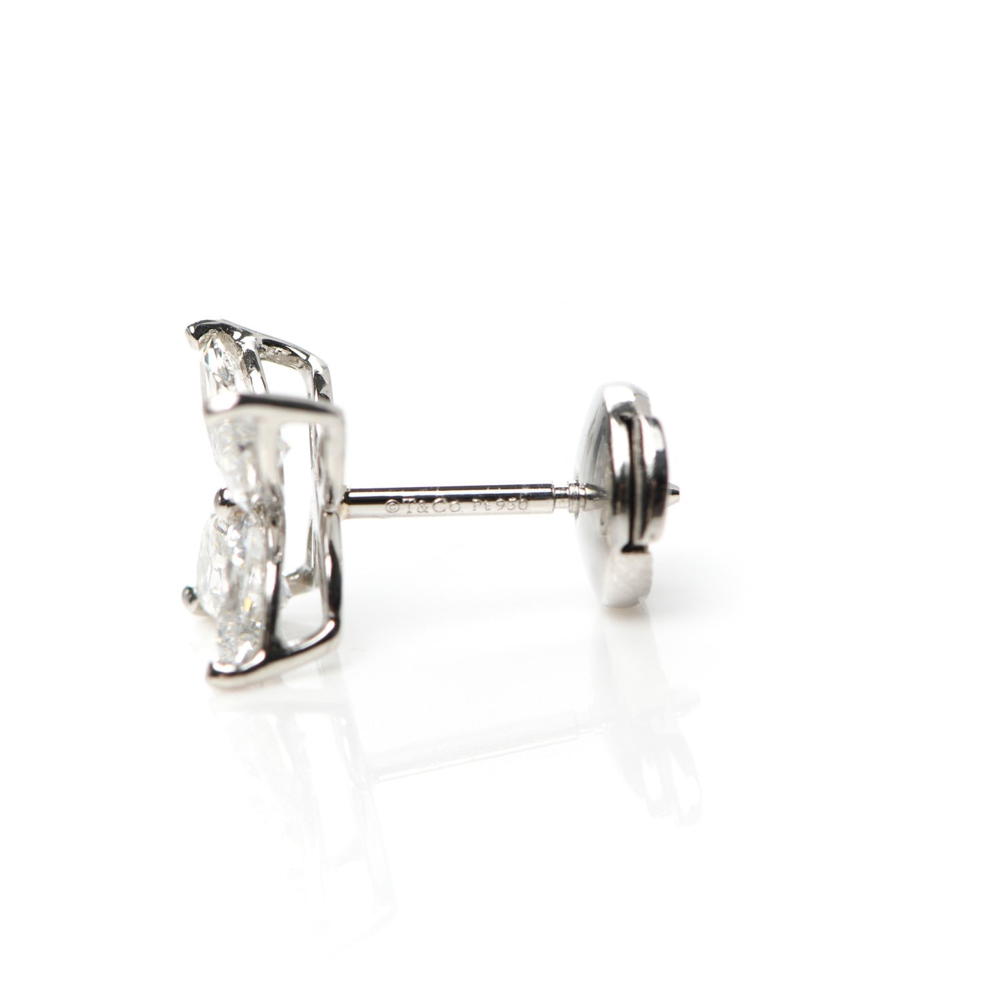 Platinum Diamond Large Victoria Earrings