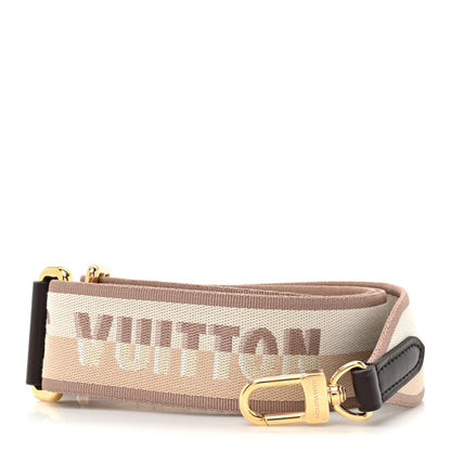 Louis Vuitton Jacquard Speedy Bandouliere 20 Shoulder Strap Beige Brown 2 of 4