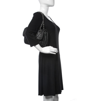 Chanel Coated Canvas Quilted Le Marais Flap Black 2 of 12