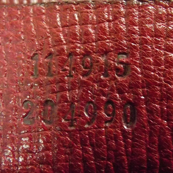 Leather Horsebit Flap Red